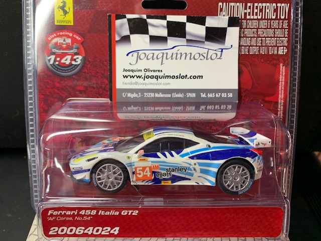 carrera go!!! 64024 ferrari 458 italia gt2 "af corse, no.54"