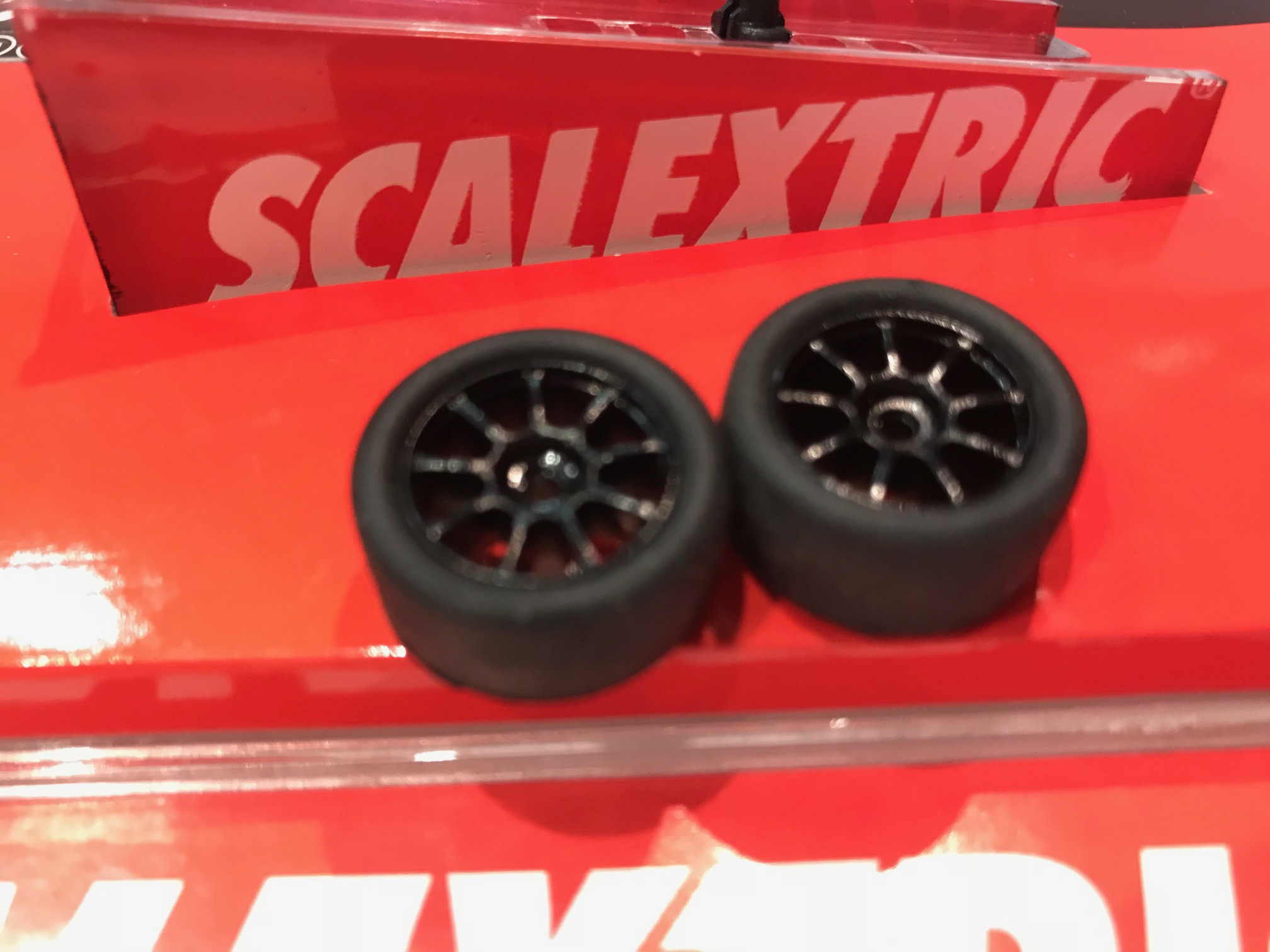 scalextric ruedas delanteras coches