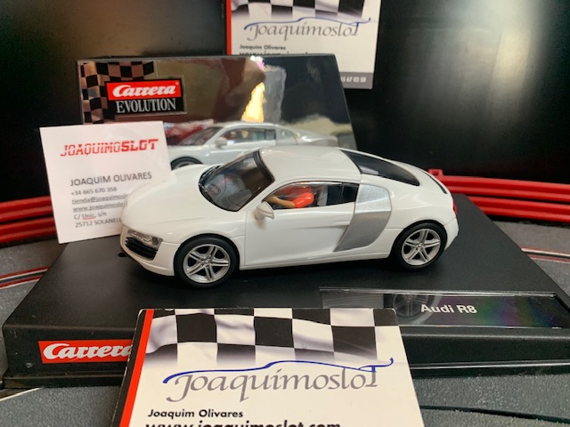 carrera evolution 27286 audi blanco r8