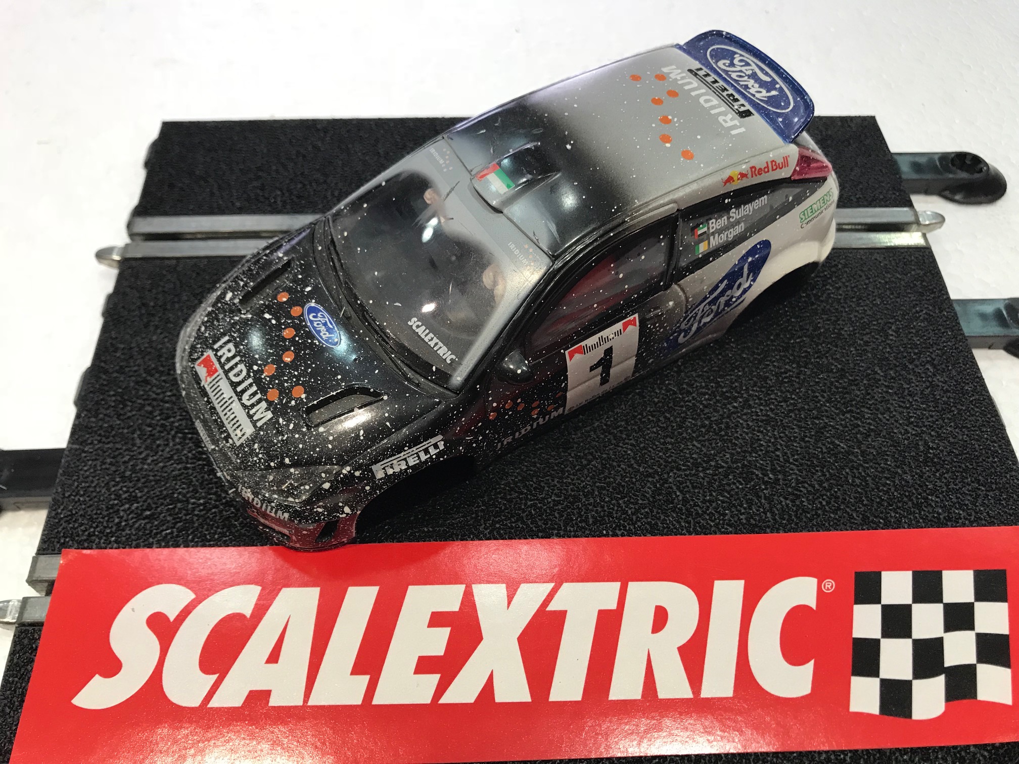 scalextric carroceria usada ford focus nº1 nieve