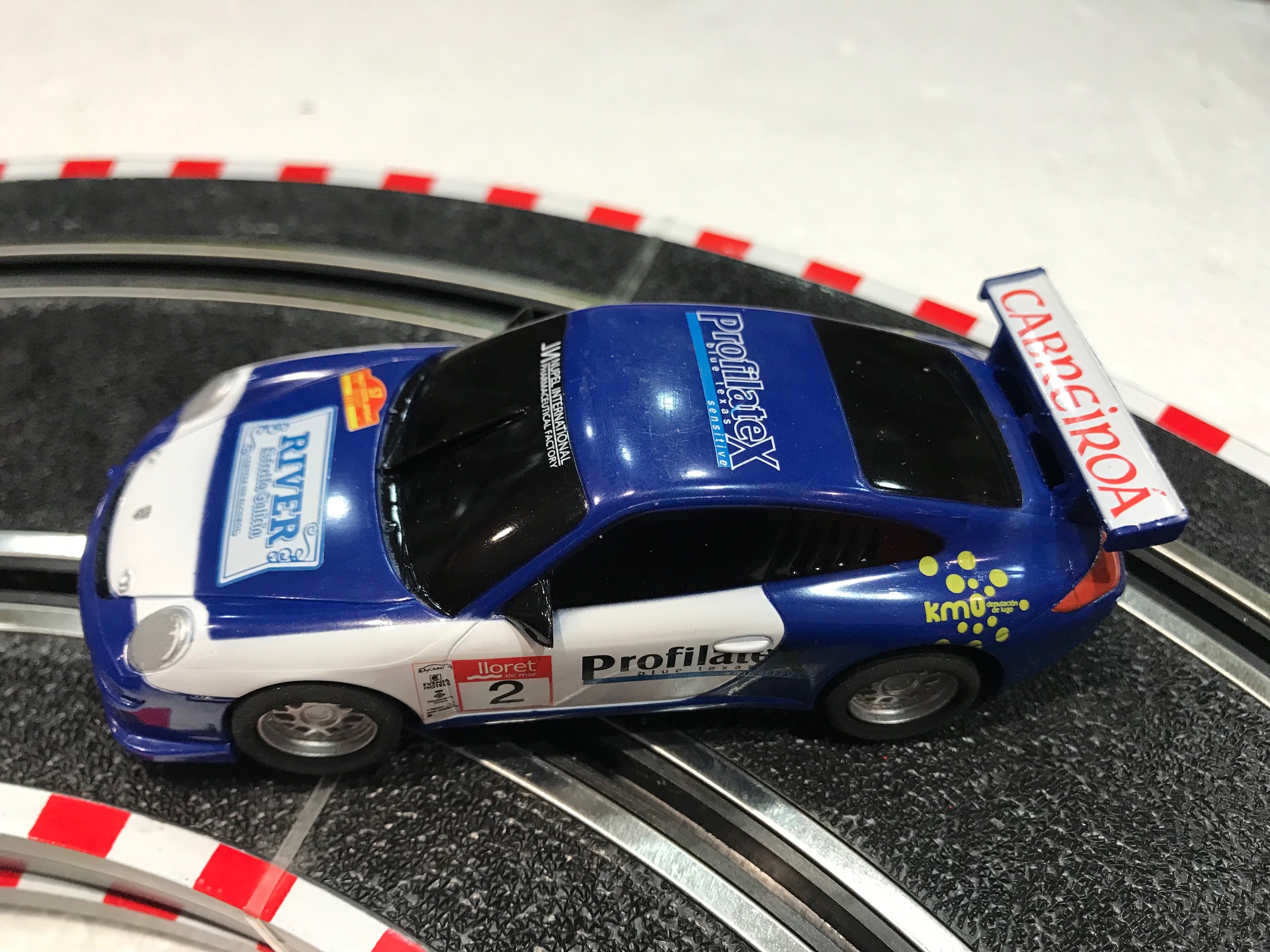 scalextric compat porsche 911 gt3 vallejo ex circuito 2018