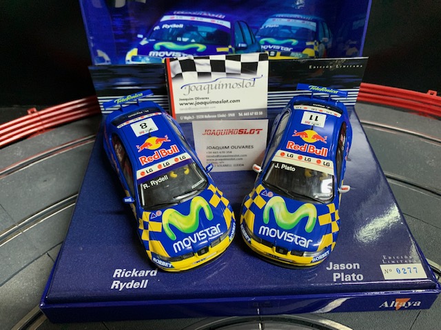 scalextric altaya pack 2 coches silverstone 2005