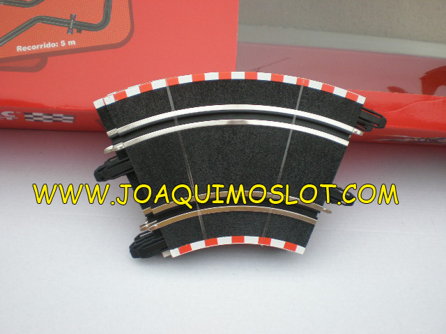 scalextric compact 4 curvas interiores 45º