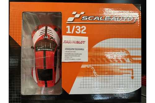scaleauto sc-6243e porsche 911.2 gt3 rsr cup version red/white