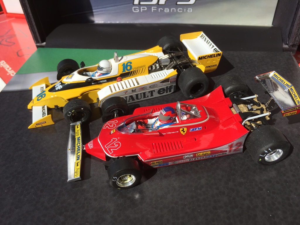 caja edición especial 312t4 y rs10 gp francia 79 arnoux vs ville