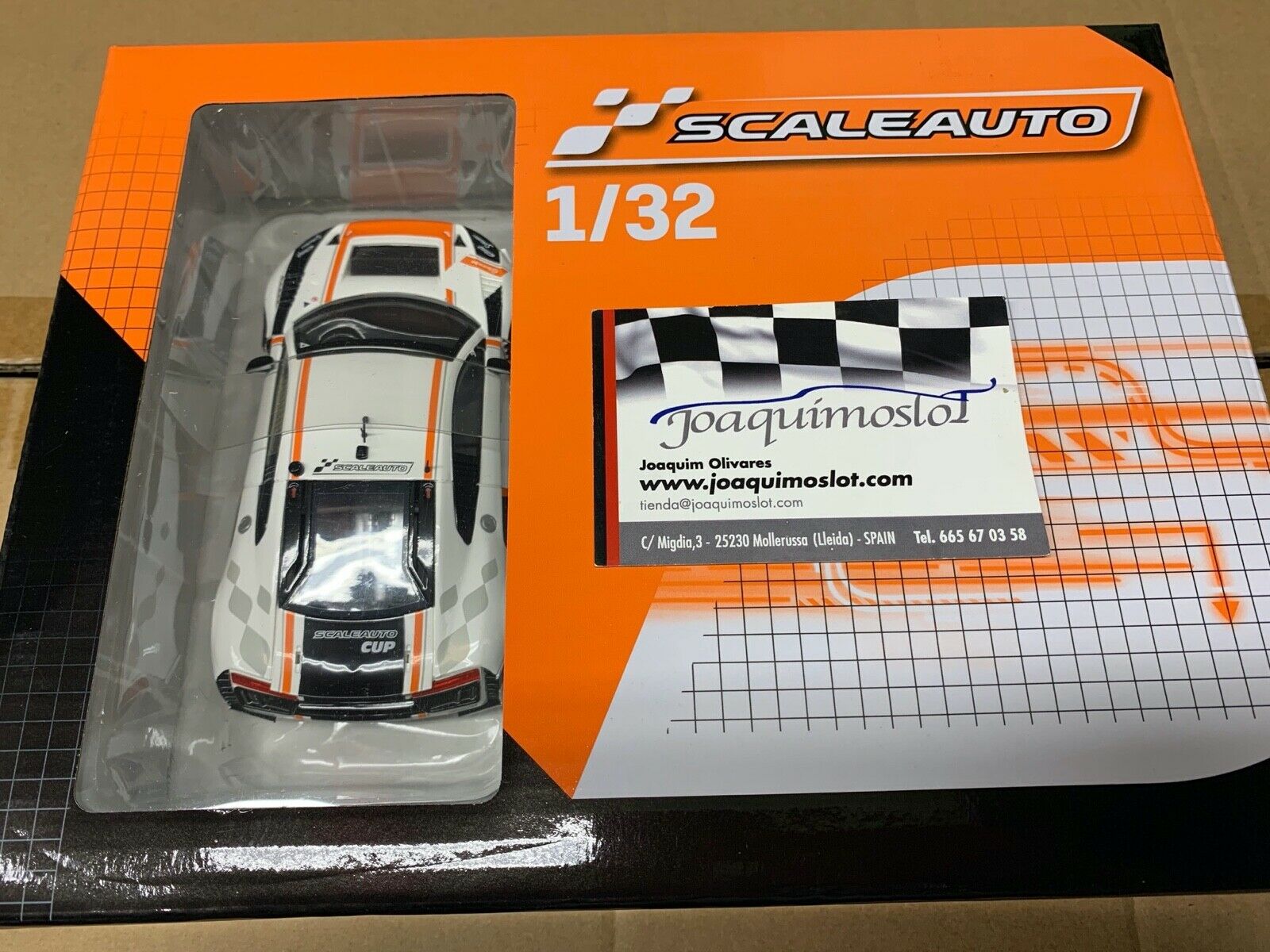 scaleauto sc-6180d lms gt3 cup edition white/orange r-version aw