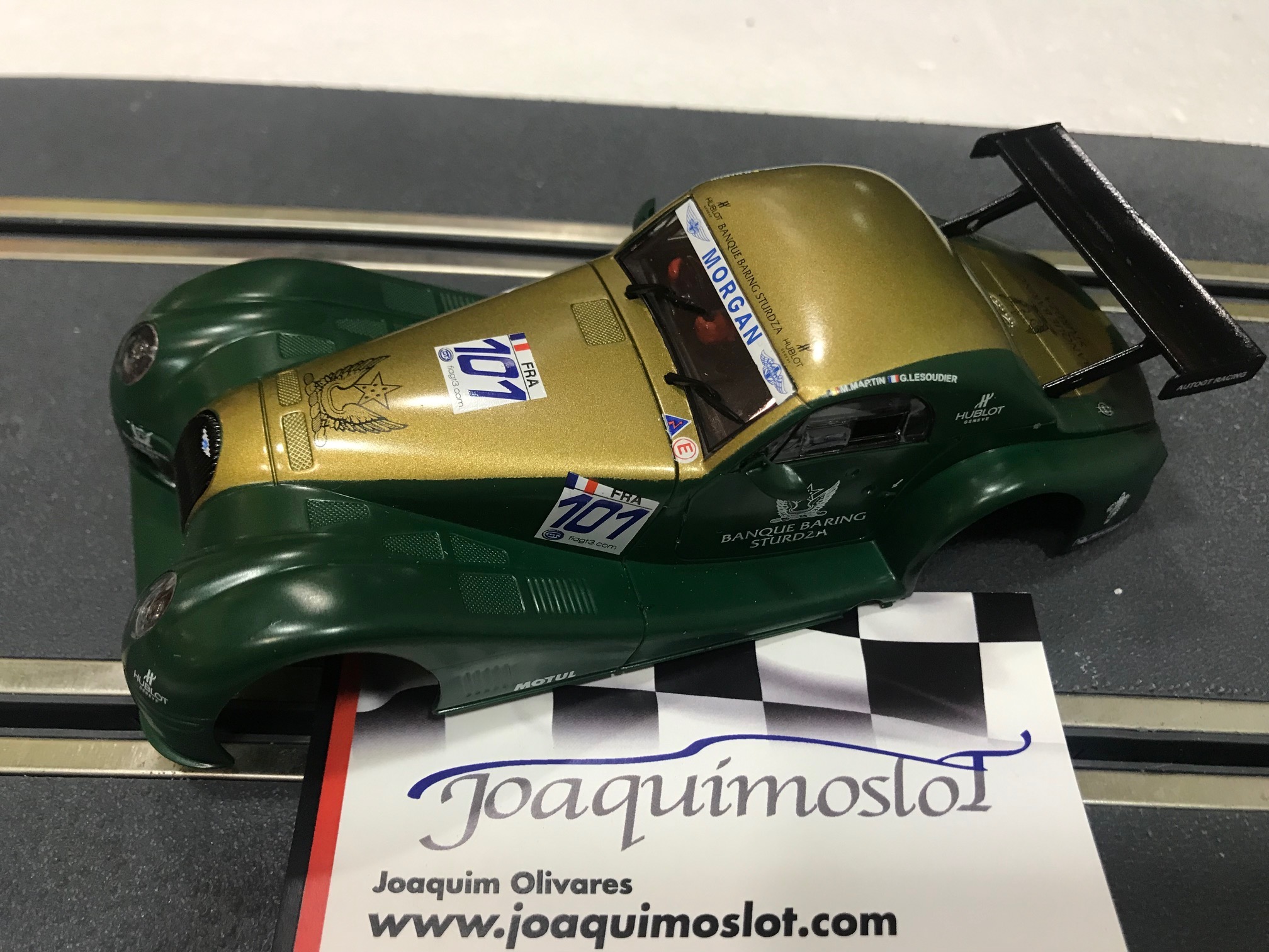 scalextric carcasa morgan aero