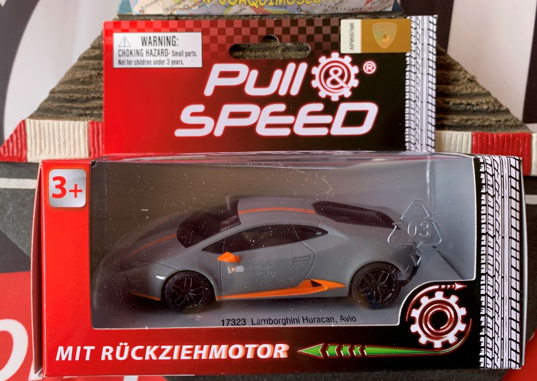 pull&speed 17323 lamborghini huracan "avio" escala 1/43