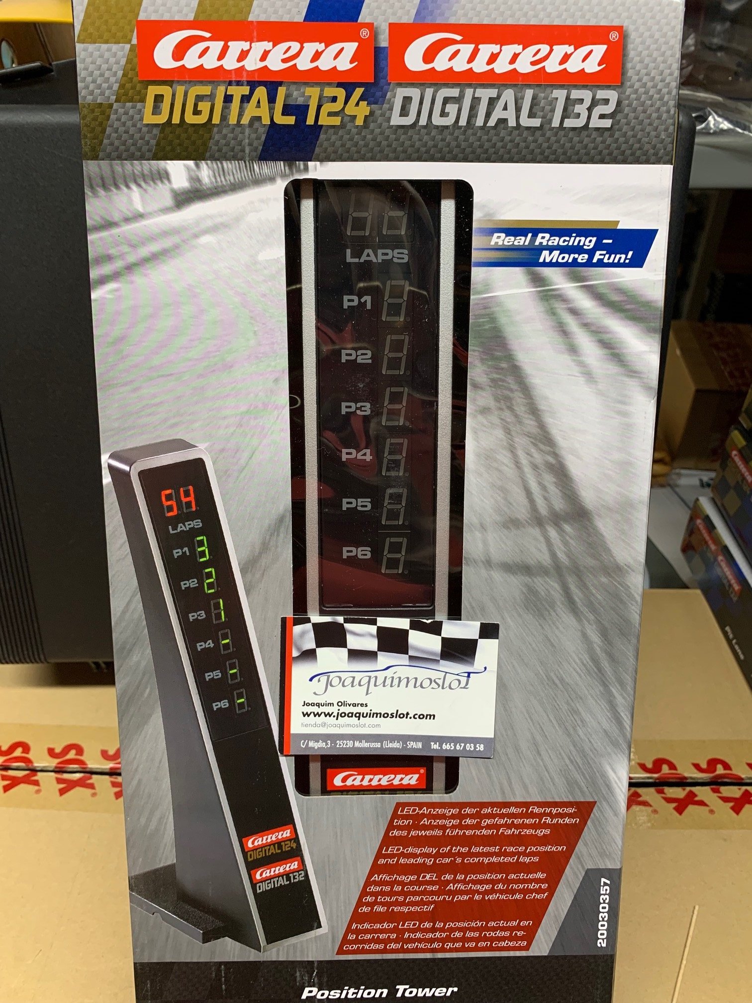 carrera digital 30357 132 &124 torre de control