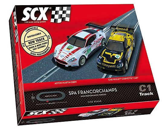 scalextric a10000x500 circuito c1 gt spa francochamps