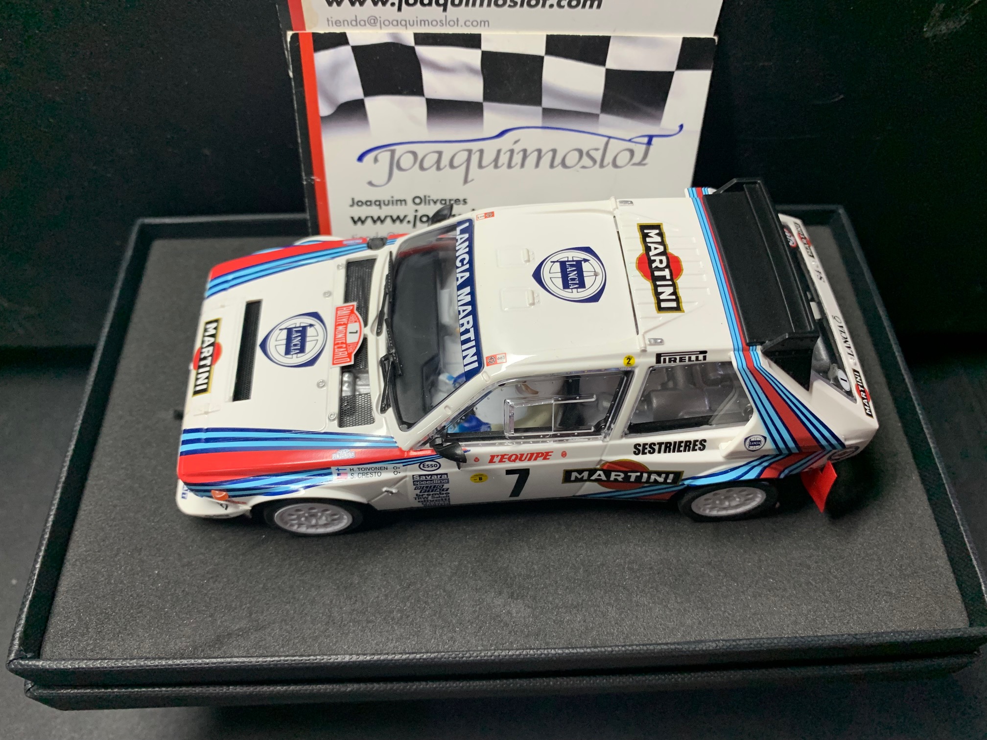 src 54001 lancia delta s4 martini - rally montecarlo 1986 n.7 wi