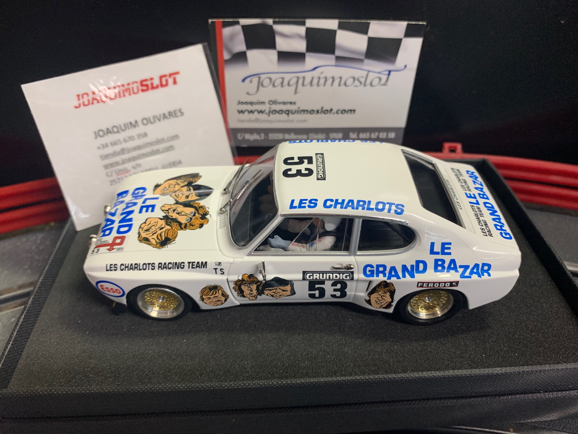 src 00408 ford capri 2600 lv tour de france 1973 n.53 rouget/rou