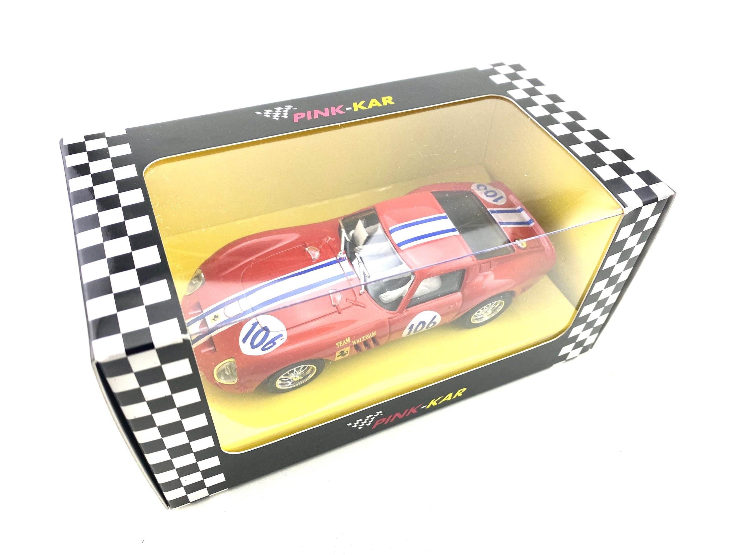 pink kar ferrari gto 250 targa florio 1963 (with 3d chassis