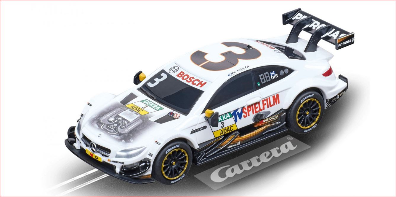 carrera go!!! 64111 mercedes-amg c 63 dtm "p. di resta, no.3"