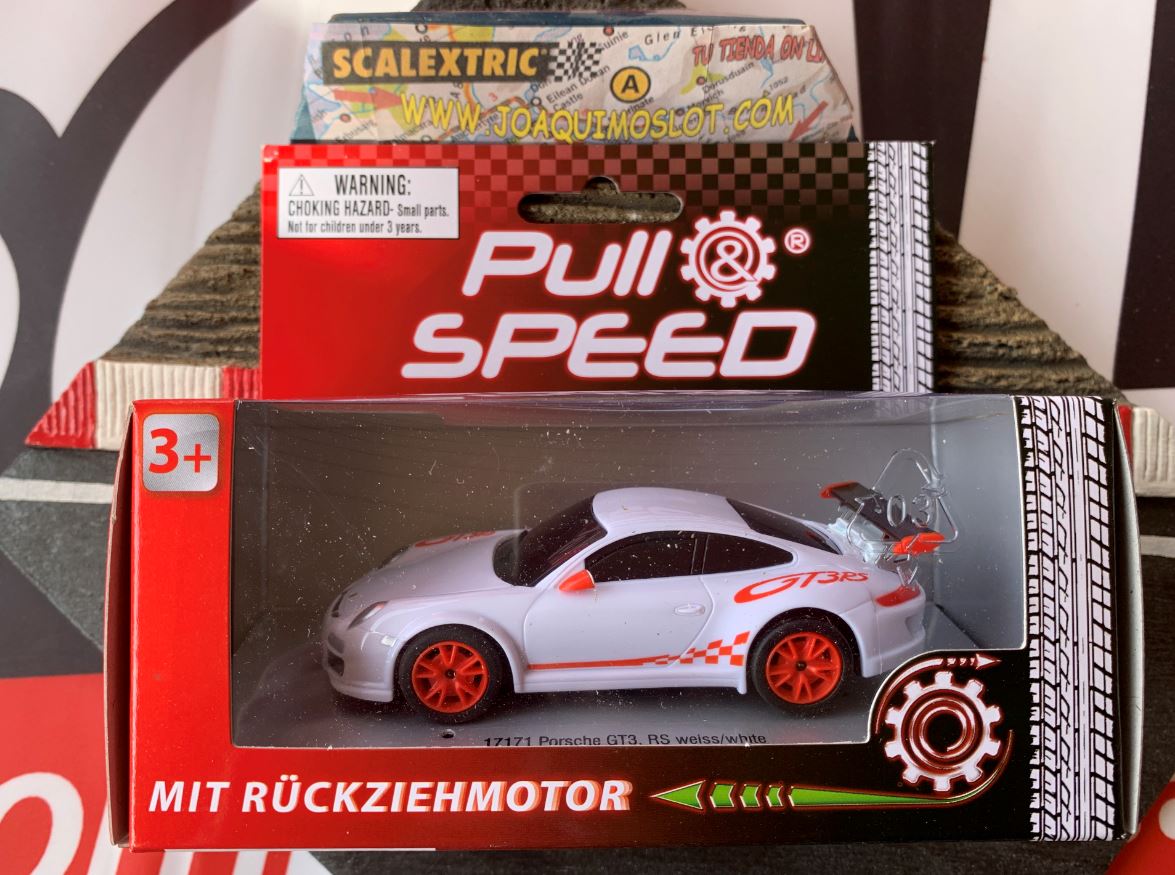 pull&speed 17171 porsche gt3 rs white escala 1/43
