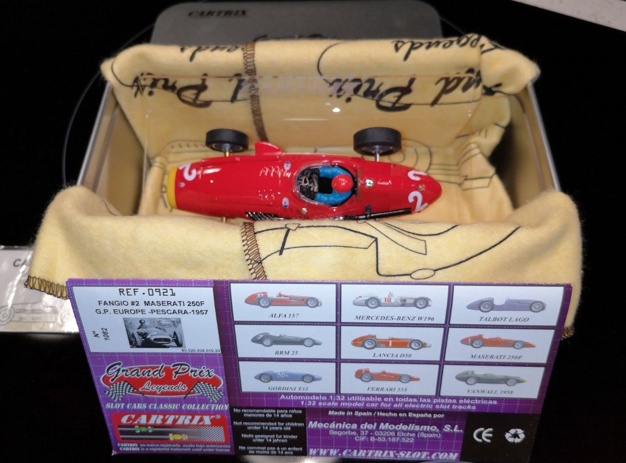 cartrix maserati 250f - 1957 j.m fangio no.2