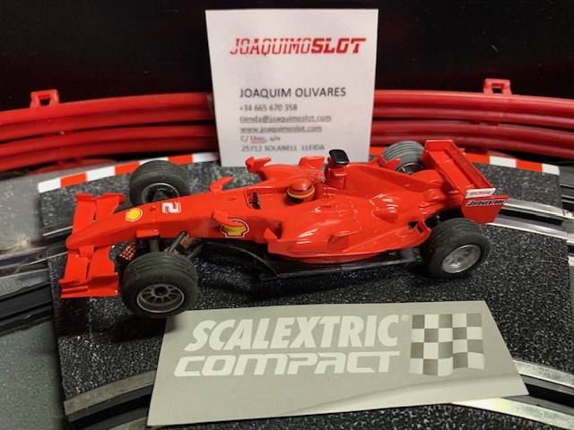 scalextric compact f1 ferrari #2 massa exclusivo 1/43