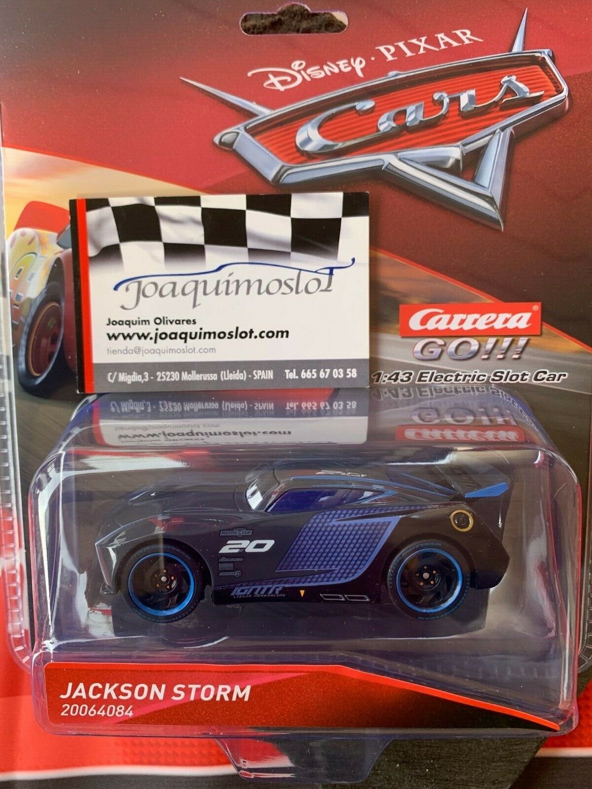 carrera go!!! 64084 disney/pixar cars 3 jackson storm