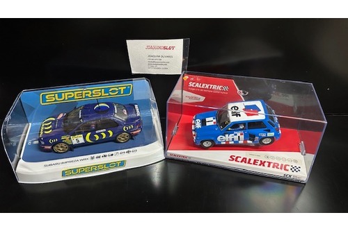 lote rallye5 subaru superslot & scalextric renault r5 ragnotti