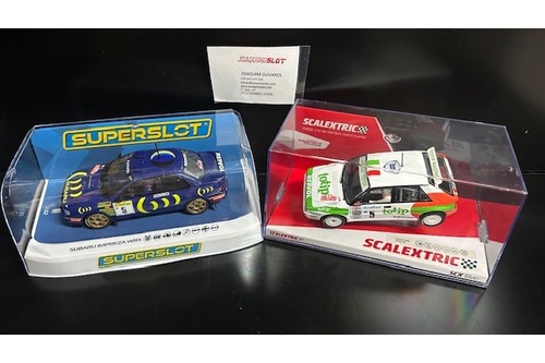 lote rallye7 subaru superslot & scalextric lancia deltatotip