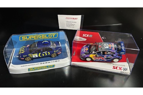 lote rallye8 subaru superslot & scalextric ford puma loeb