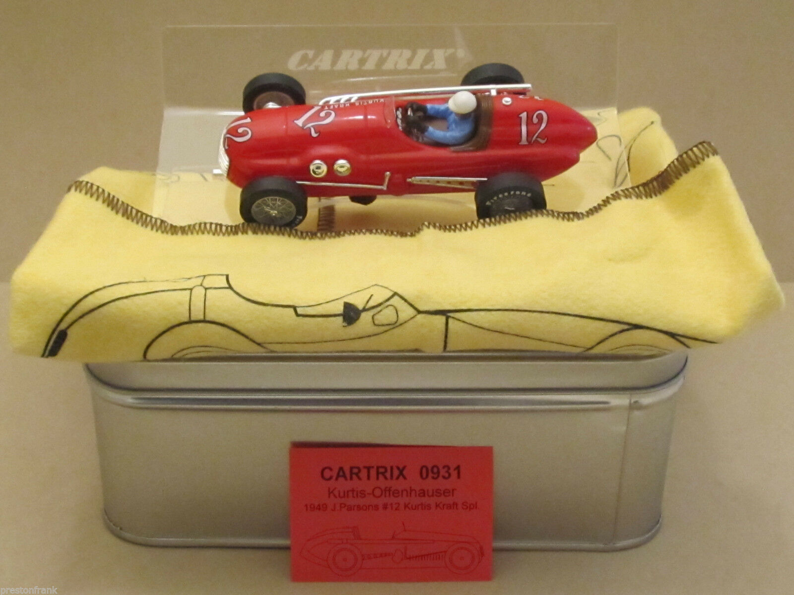 cartrix indy kurtis kraft spec offenhauser j. parsons ltd ed