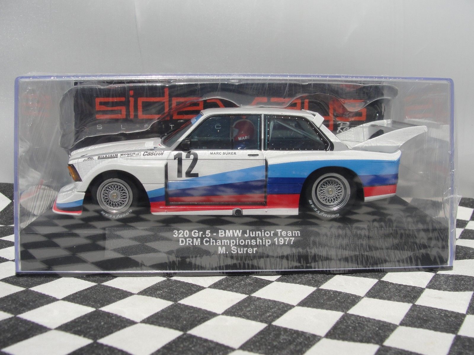 sideways bmw 320 gr.5 junior team drm #12