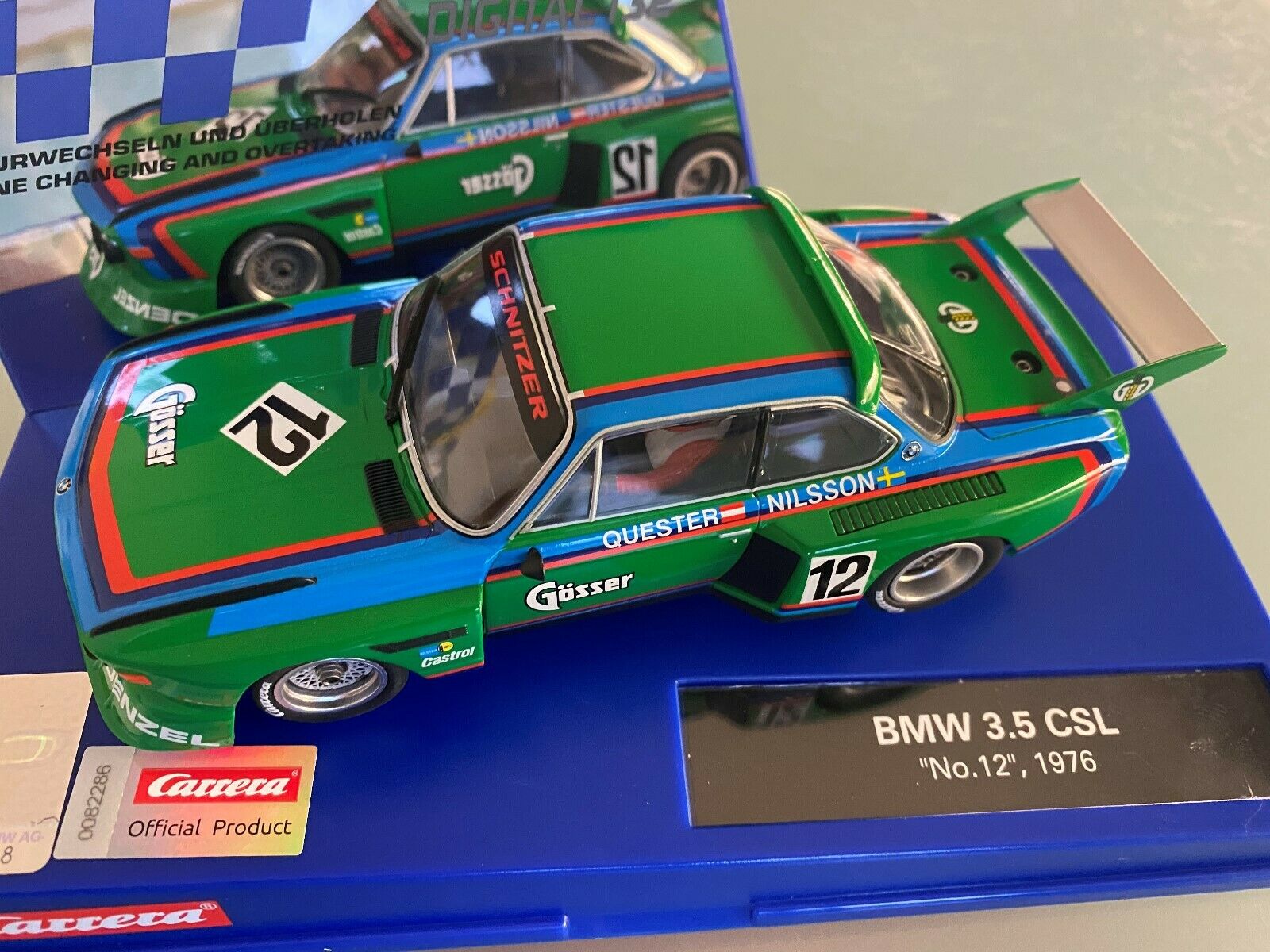 carrera digital 30897 bmw 3,5 csl "nº 12", 1976