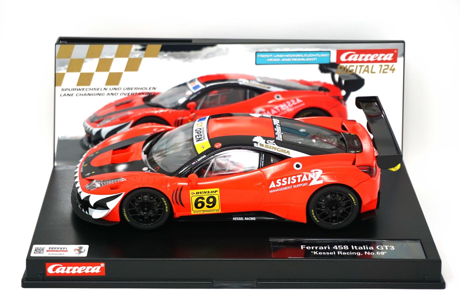 carrera digital 124 23838 ferrari 458 italia gt3