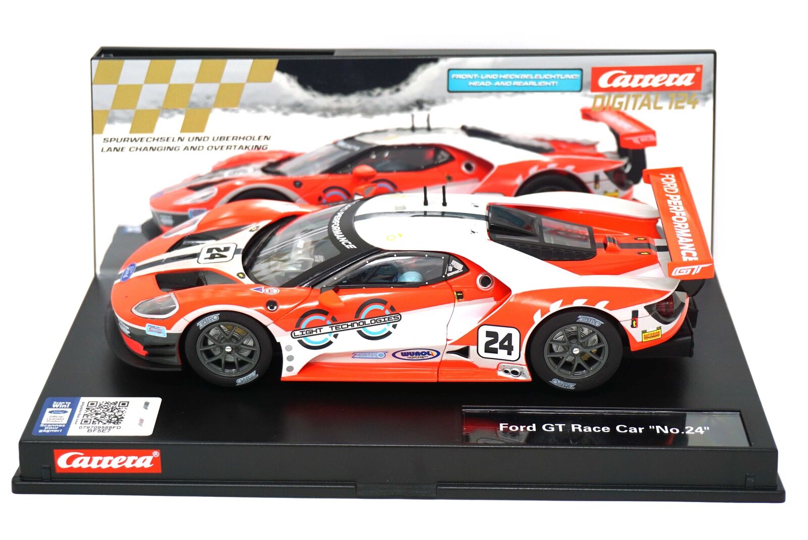 carrera digital 124 23841 ford gt race car "no.24