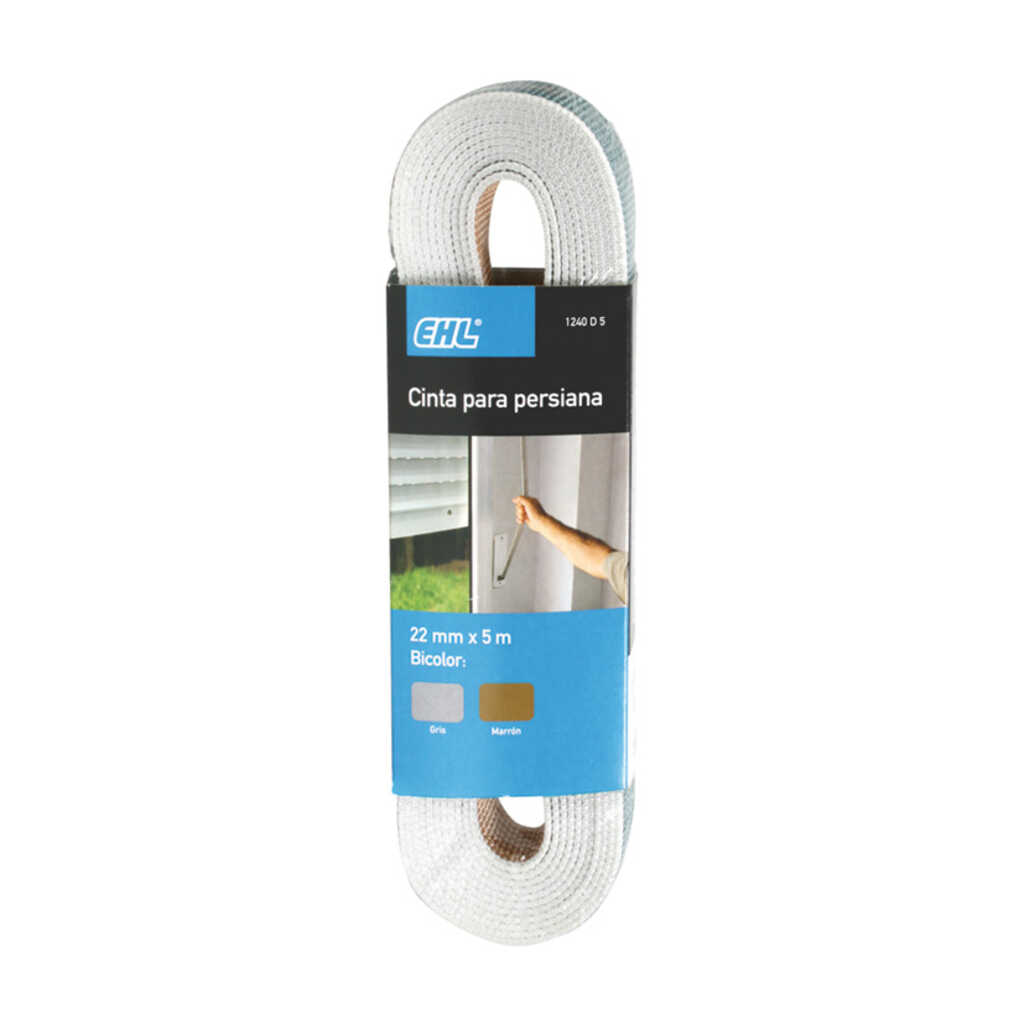 *CINTA PERSIANA GRIS 22 MM - 5M EHLIS *CINTA PERSIANA GRIS 22 MM - 5M EHLIS