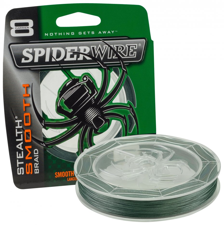 SPIDERWIRE STEALTH SMOOTH 8 MOSS GREEN 150M 0.08mm 7.3KG