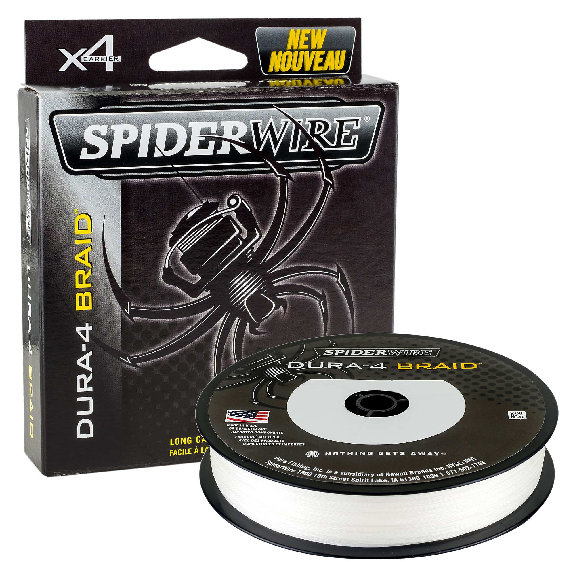 SPIDERWIRE DURA 4 300M TRANSLUCENT - 0,25mm 23.20kg