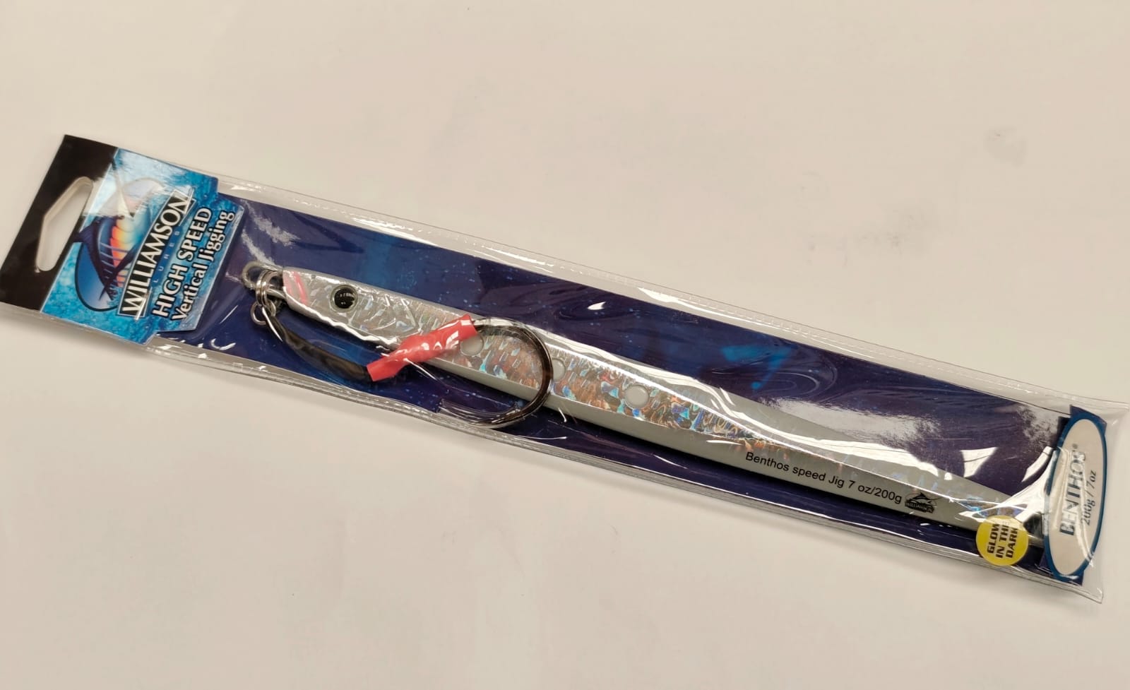 WILLIAMSON BENTHOS HIGH SPEED VERTICAL JIGGING 200 GR PRL