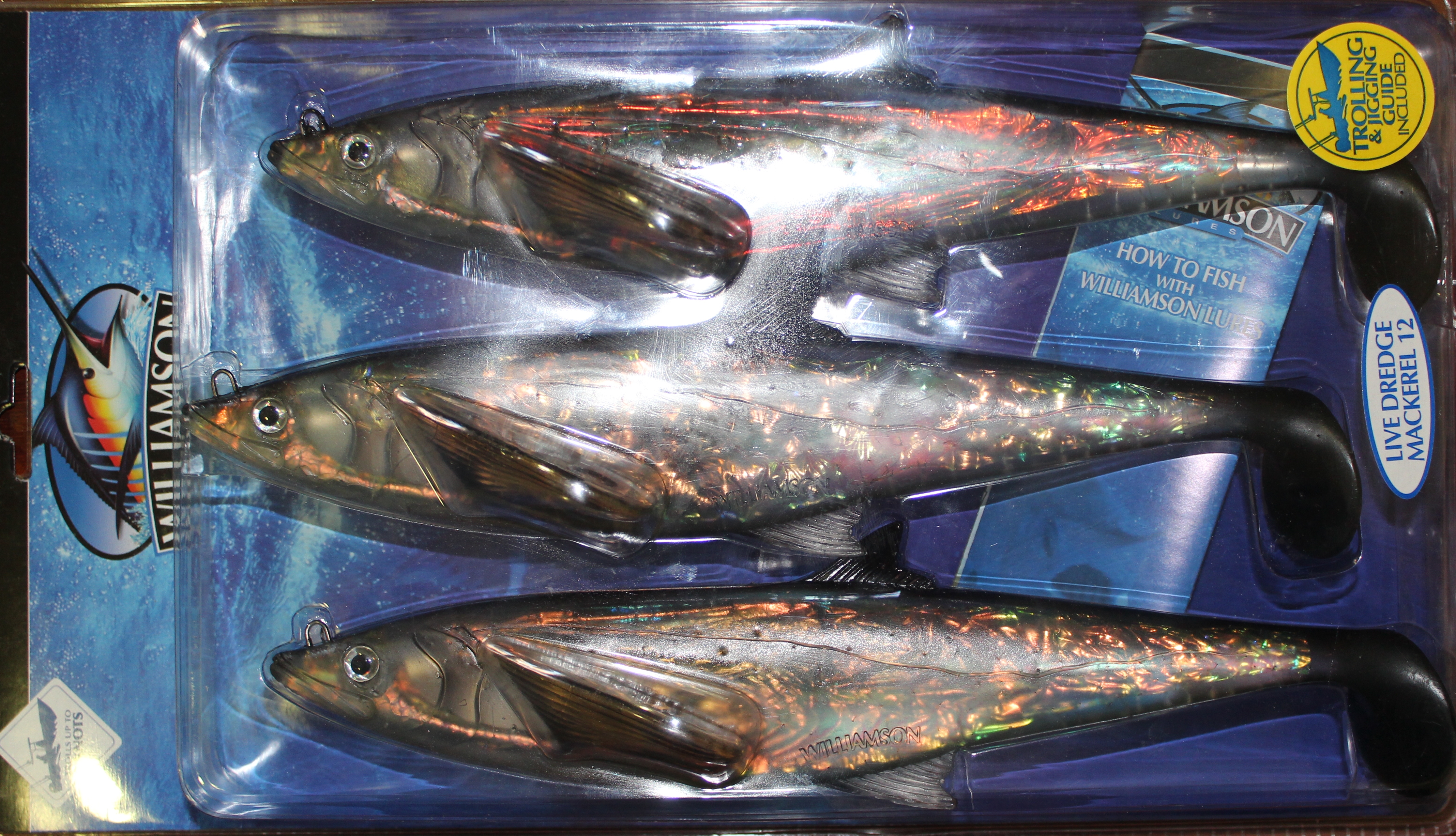WILLIAMSON LIVE DREDGE MACKEREL 12 BLK