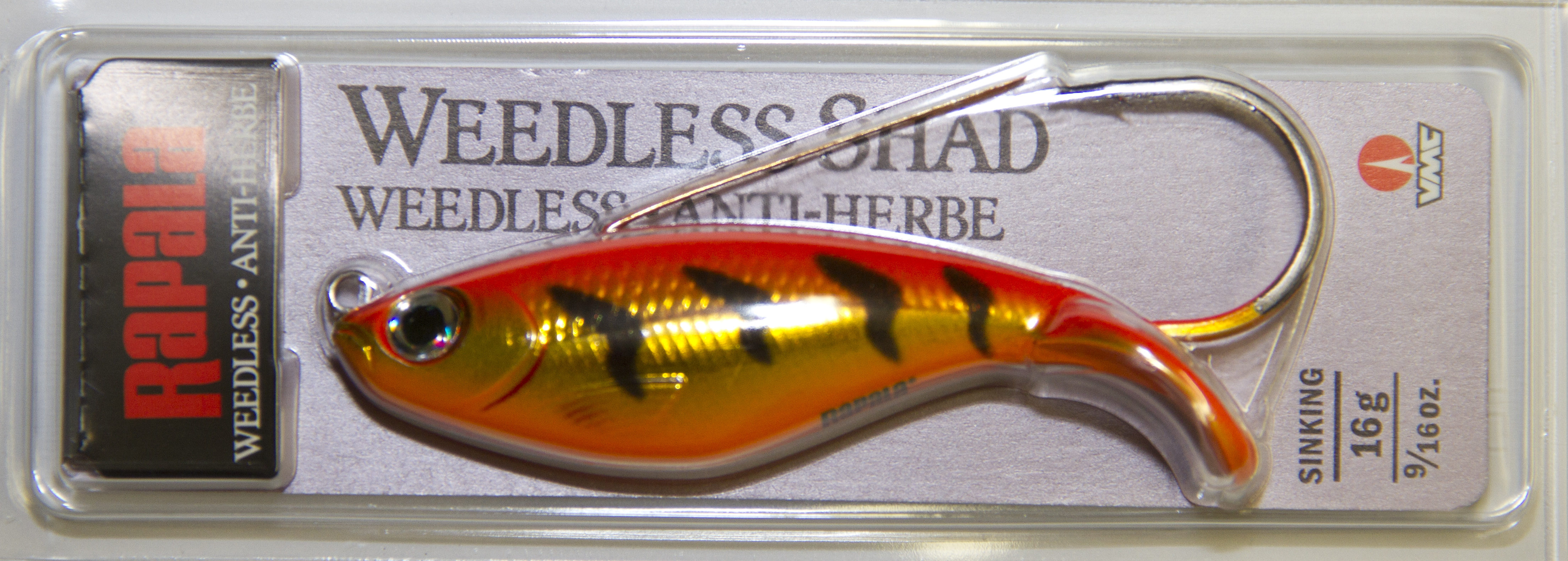 RAPALA WEEDLESS SHAD 08 GFRT