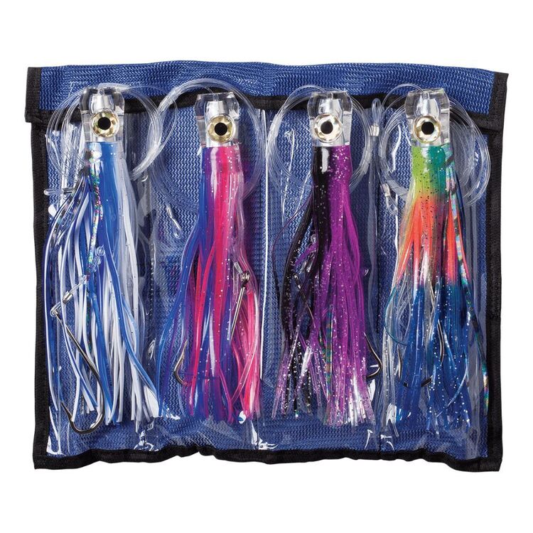 WILLIAMSON BIG GAME CATCHER KIT : 4 x 21cm Rigged Trolling Lures