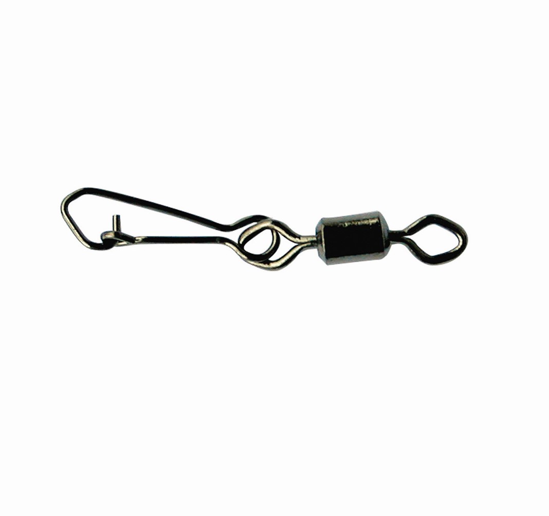 EMERILLON MUSTAD ROLLIN SWIVEL DIAMOND EYE%HOOK SNAP Nº 12 (10 unidades)