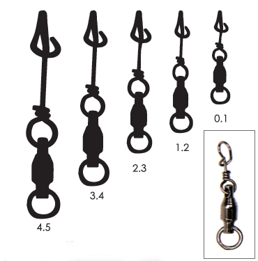 TORNIQUETE MUSTAD FTCBB 4,5 (6 unidades)