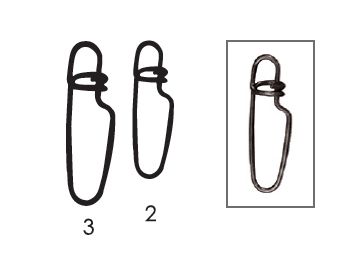 SNAP MUSTAD TLS 3 (10 unidades)