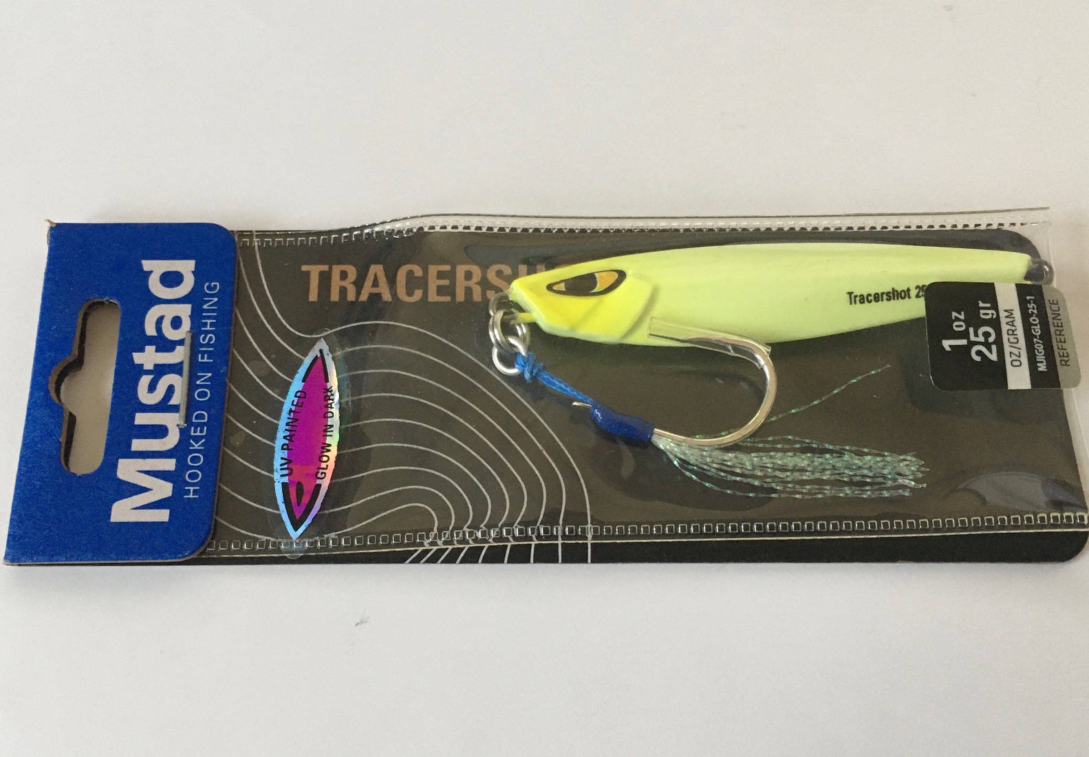 MUSTAD TRACERSHOT JIG 25gr GLO