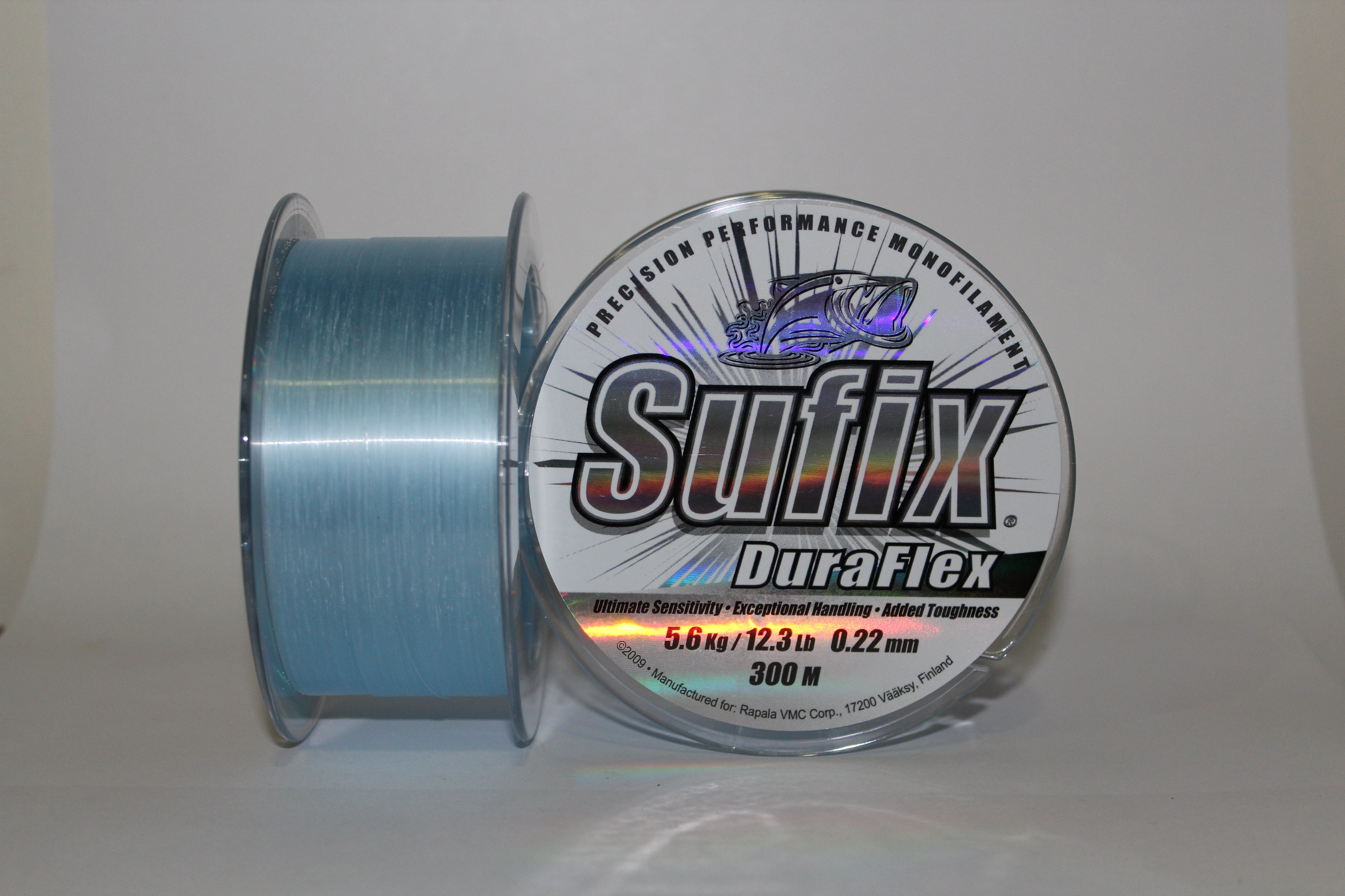 NYLON SUFIX DURAFLEX 300M 0.22MM/AZUL