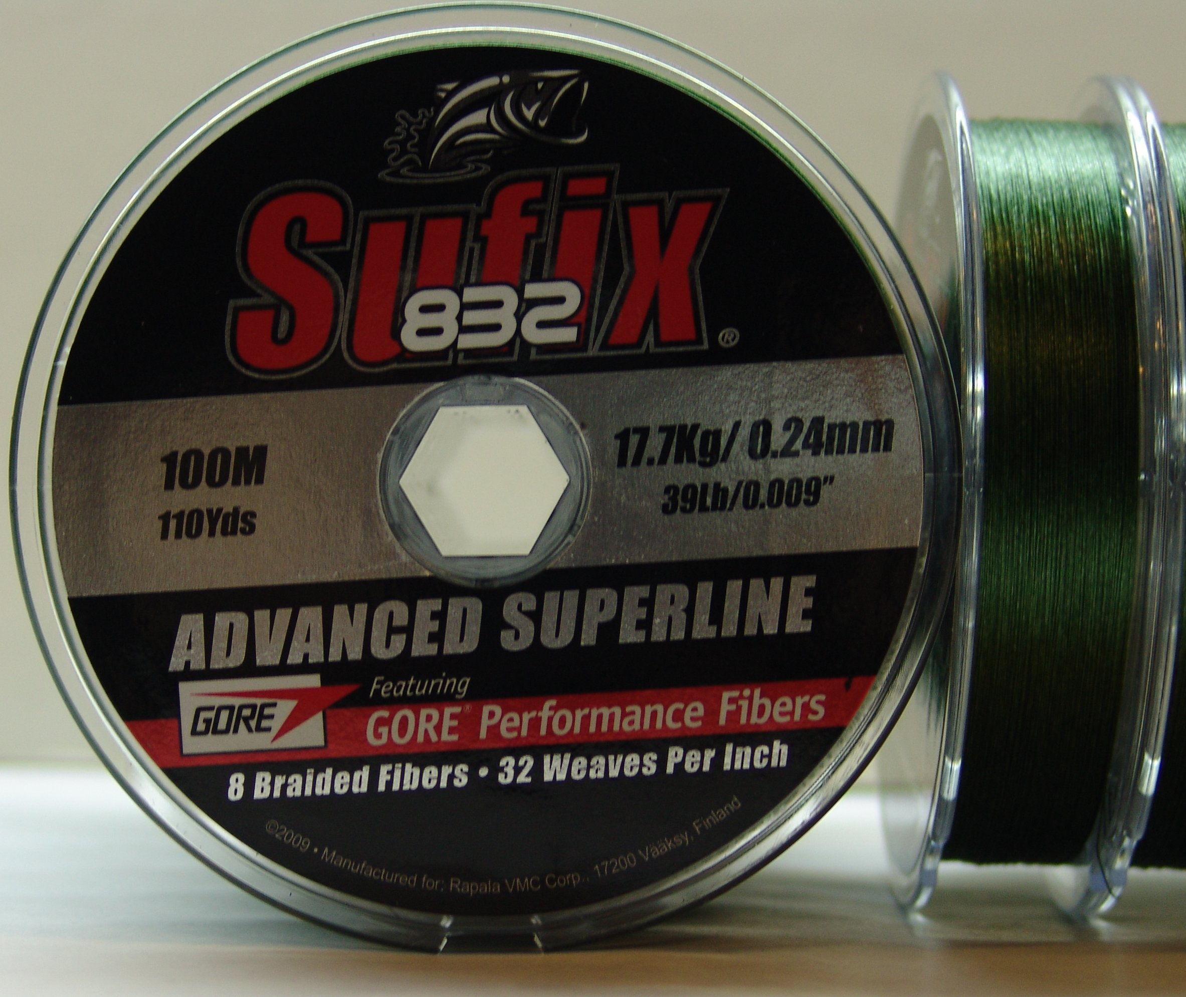 SUFIX 832 100m 0,24mm 17,7KG VERDE