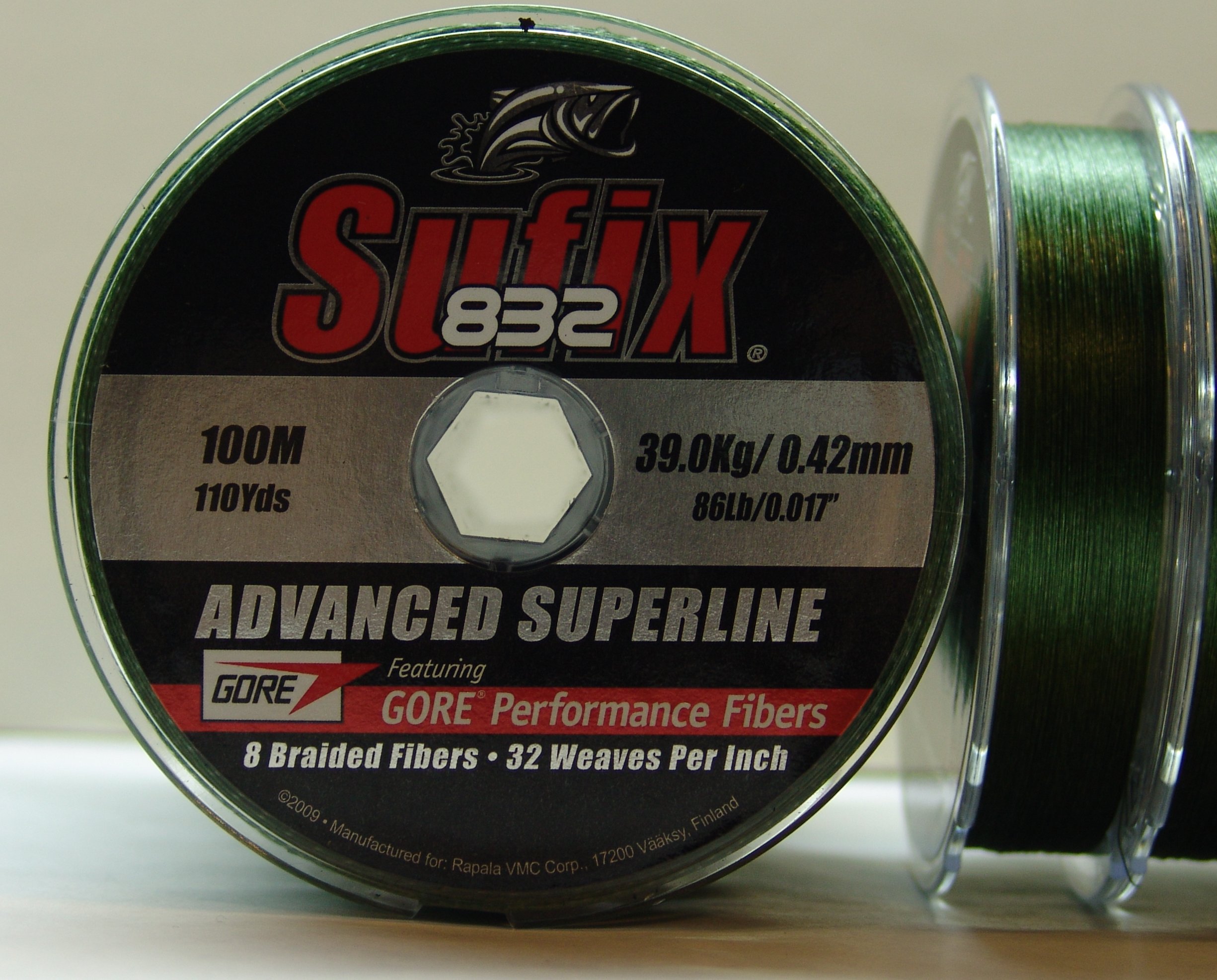 SUFIX 832 100m 0,42mm 39KG VERDE