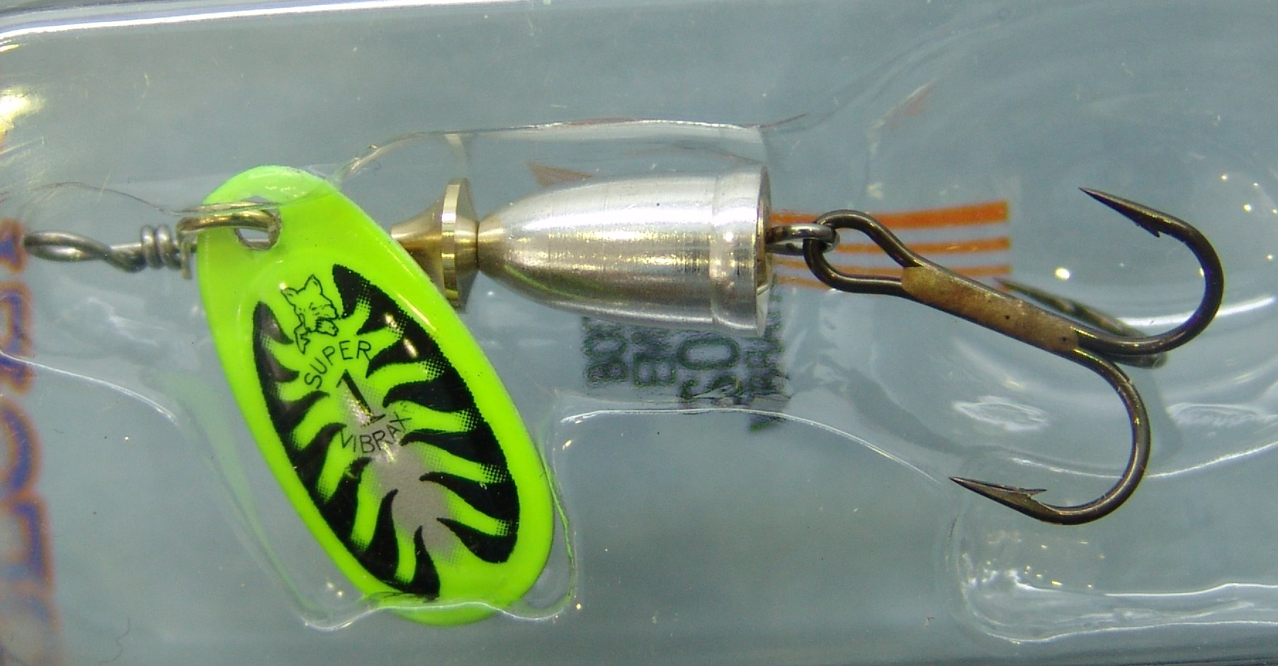 CUCHARILLA VIBRAX FLUORESCENTE Nº1 YT