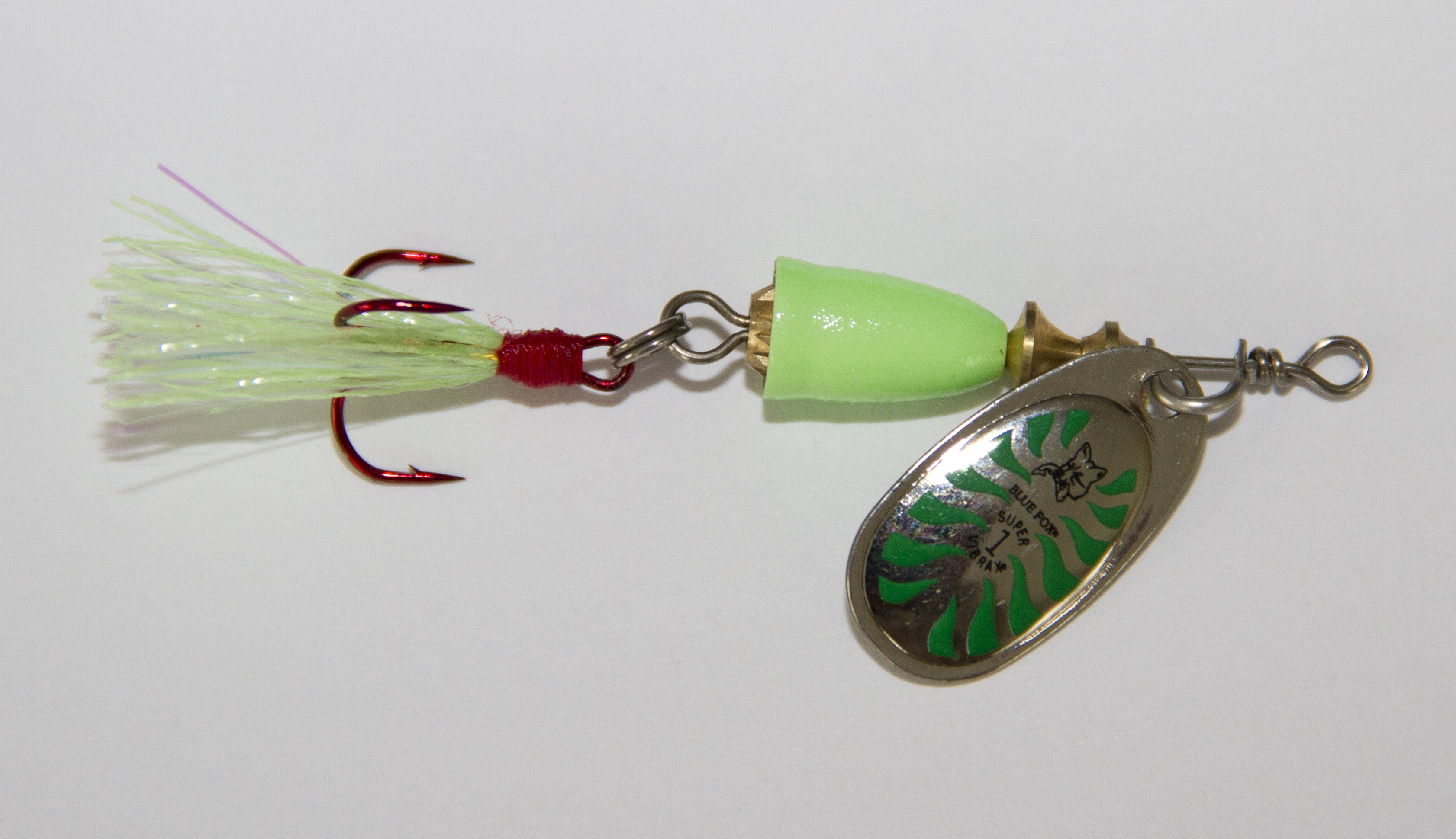 CUCHARILLA VIBRAX FLUORESCENTE Nº1 GLGR