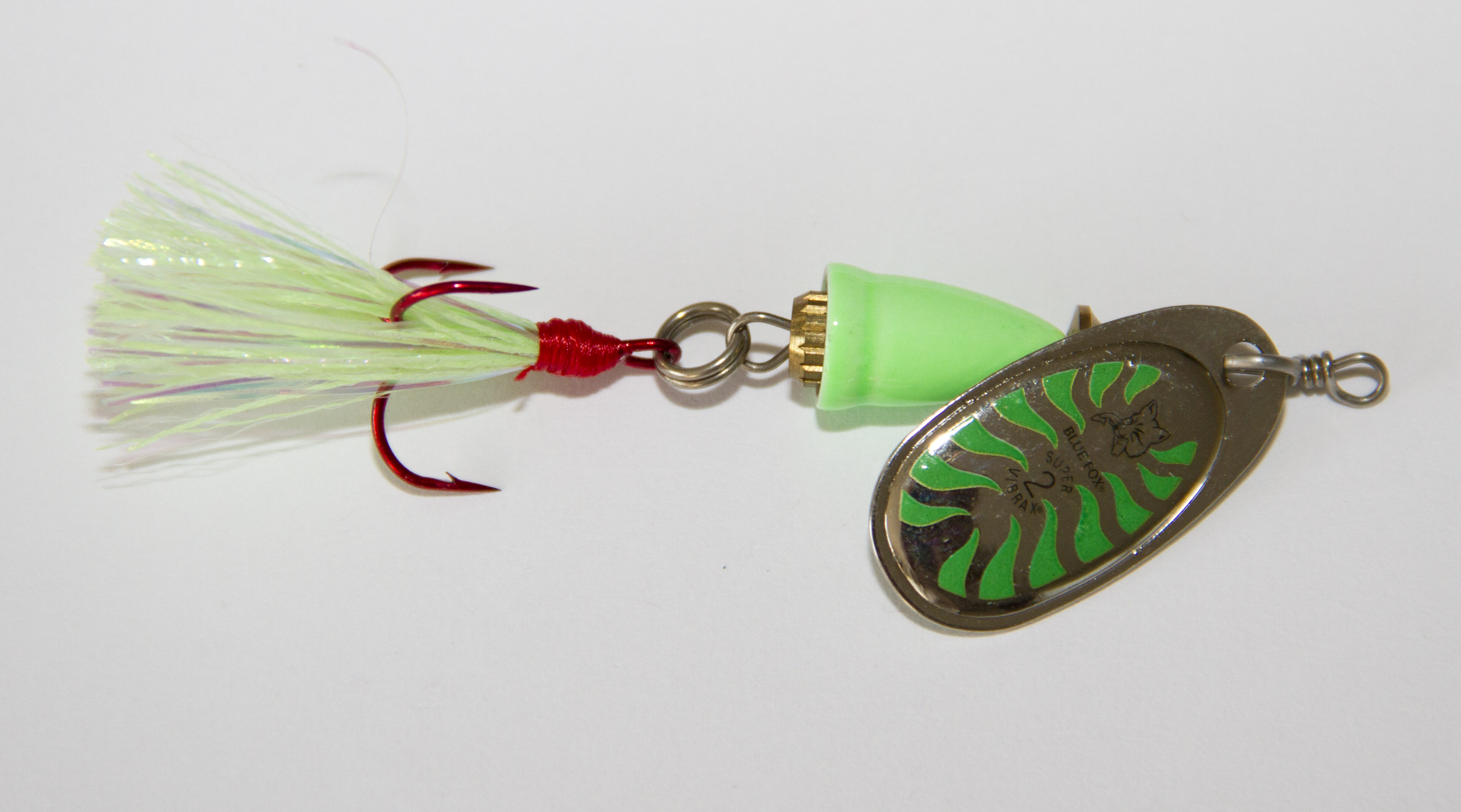 CUCHARILLA VIBRAX FLUORESCENTE Nº2 GLGR