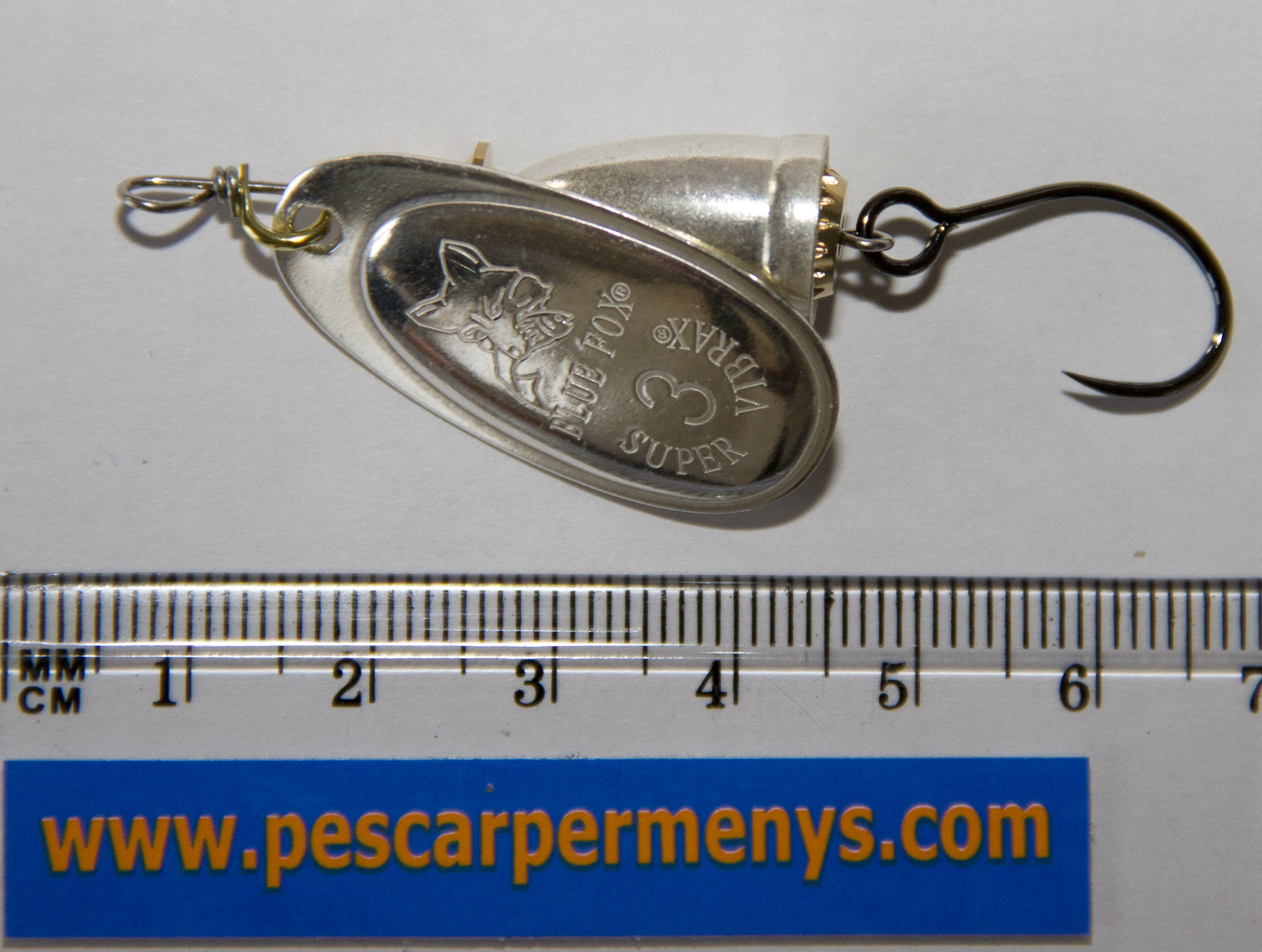 CUCHARILLA VIBRAX ORIGINAL SIMPLE SIN MUERTE 3 S