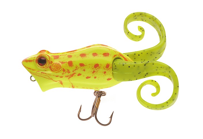 FRENZY POP FROG POPPER 6CM CHARTREUSE