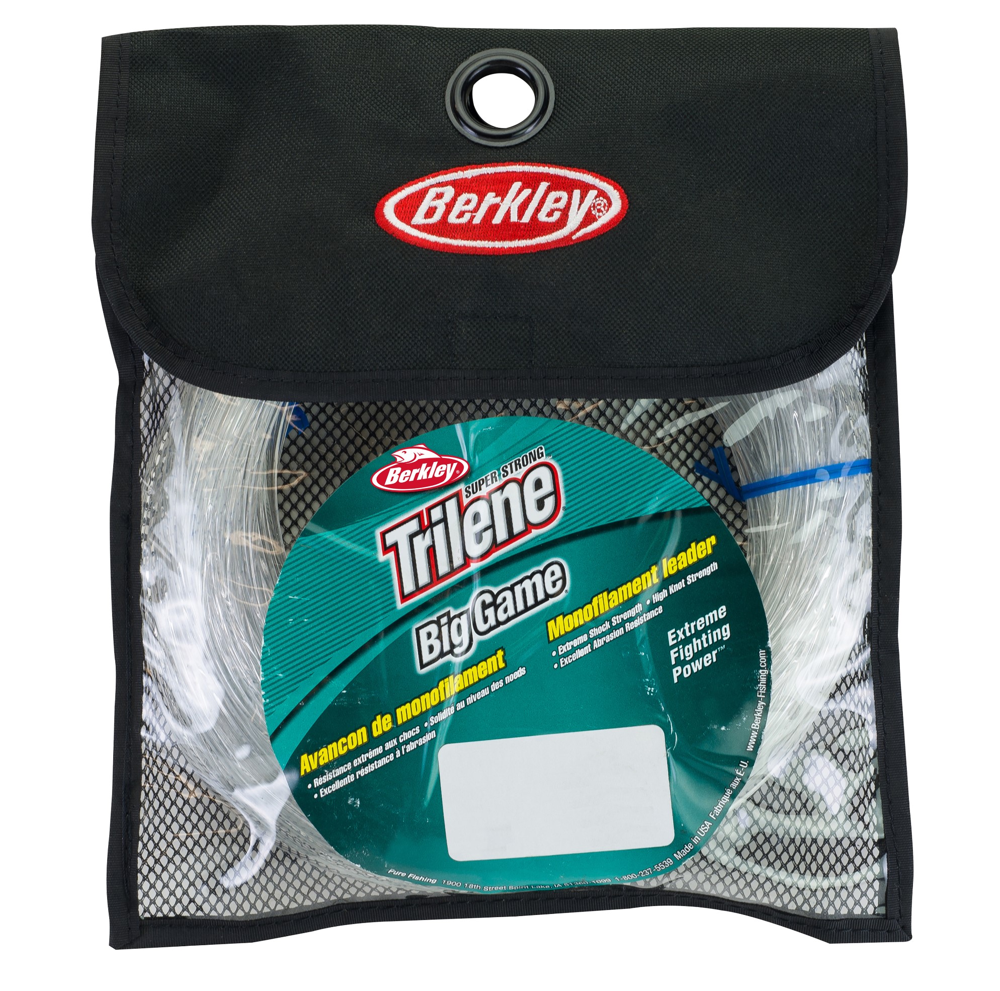 TRILENE BIG GAME LEADERS 100M 250LB CLEAR 1.60mm